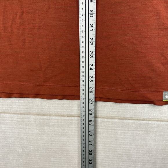 Smartwool Sweater Top Womens M Purple Brick Cowl Neck 100% Merino Wool Pullover - Picture 6 of 8